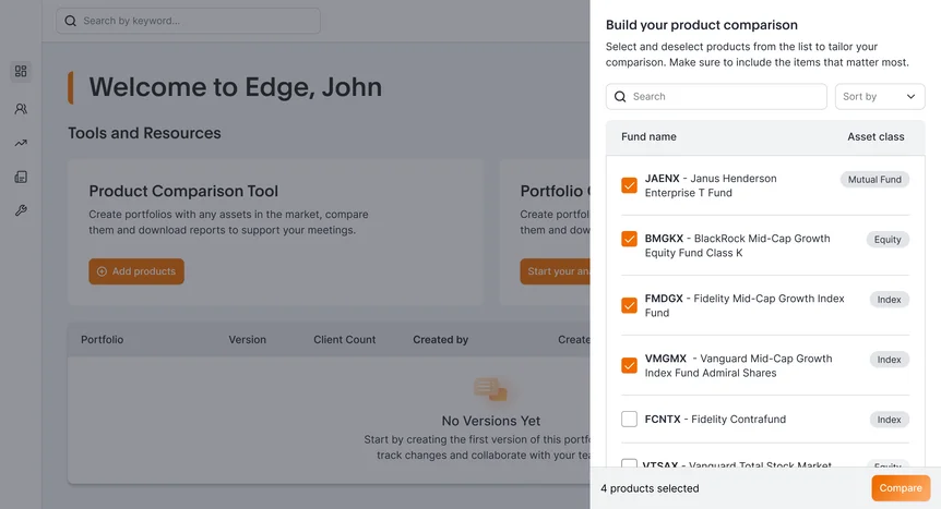 Portalis create-portfolio flow