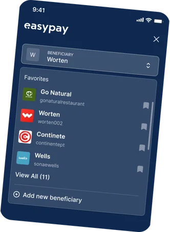 Subscription actions menu